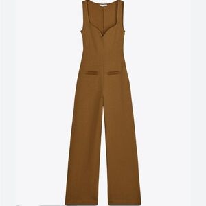 Zara Chic Tan Jumpsuit